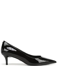 Sam Edelman Summer Patent Leather Pointed Toe Kitten Heel Pumps