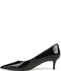 Sam Edelman Summer Patent Leather Pointed Toe Kitten Heel Pumps