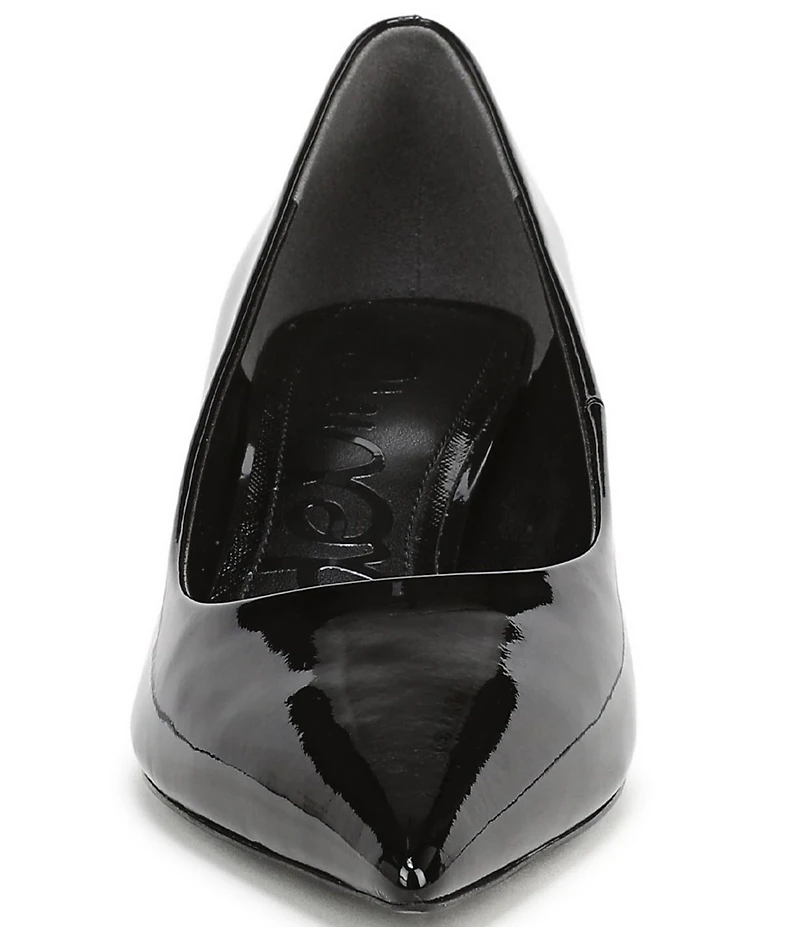 Sam Edelman Summer Patent Leather Pointed Toe Kitten Heel Pumps