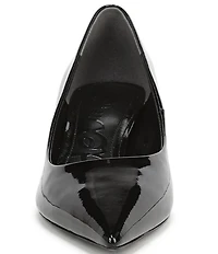 Sam Edelman Summer Patent Leather Pointed Toe Kitten Heel Pumps