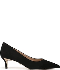 Sam Edelman Summer Suede Pointed Toe Kitten Heel Pumps