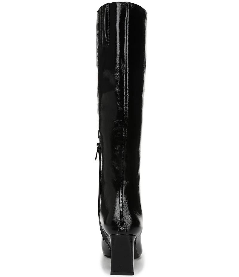 Sam Edelman Sylvia Glossy Leather Tall Dress Boots