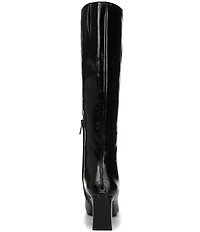 Sam Edelman Sylvia Glossy Leather Tall Dress Boots
