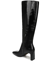 Sam Edelman Sylvia Glossy Leather Tall Dress Boots