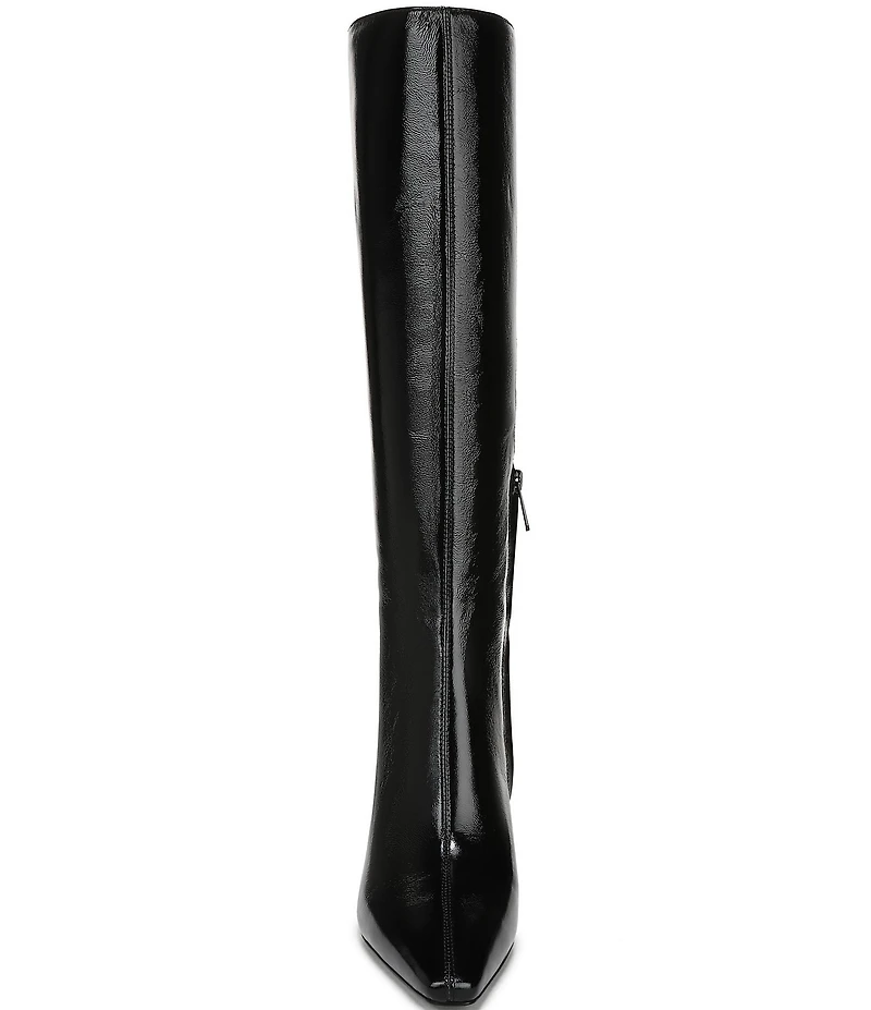 Sam Edelman Sylvia Glossy Leather Tall Dress Boots