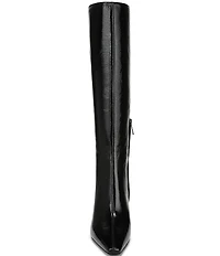 Sam Edelman Sylvia Glossy Leather Tall Dress Boots