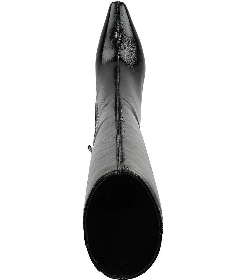 Sam Edelman Sylvia Glossy Leather Tall Dress Boots