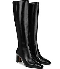 Sam Edelman Sylvia Glossy Leather Tall Dress Boots