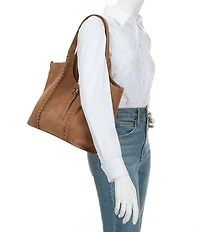 Sam Edelman Sylvia Medium Whipstitch Hobo Tote Bag