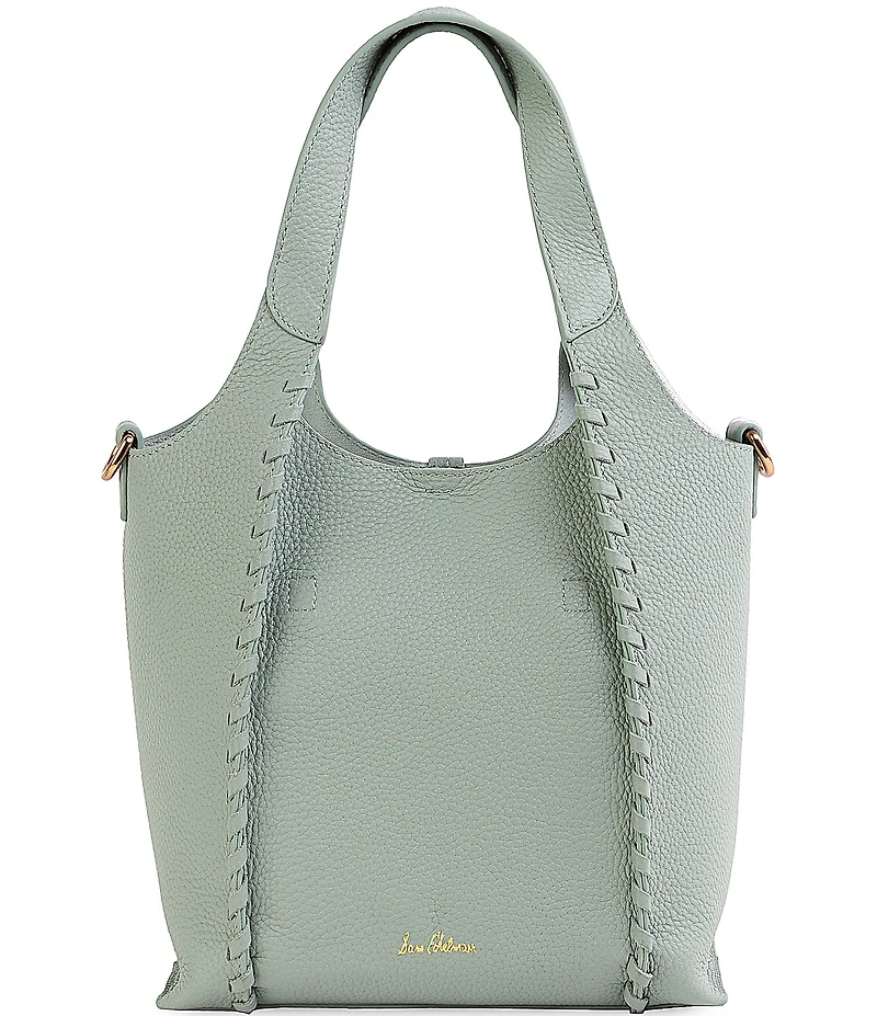 Sam Edelman Sylvia Mini Leather Whipstitch Bucket Bag