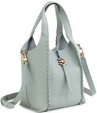 Sam Edelman Sylvia Mini Leather Whipstitch Bucket Bag
