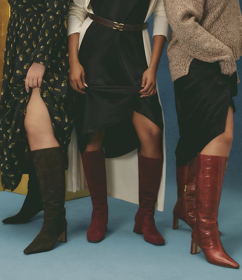 Sam Edelman Sylvia Suede Tall Dress Boots