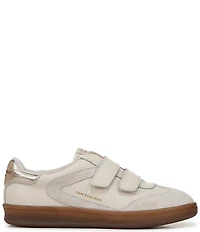Sam Edelman Talia Leather Suede Street Retro Dual Strap Gum Sole Sneakers