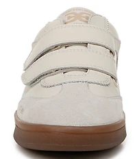 Sam Edelman Talia Leather Suede Street Retro Dual Strap Gum Sole Sneakers