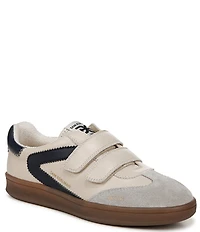 Sam Edelman Talia Leather Suede Street Retro Dual Strap Gum Sole Sneakers