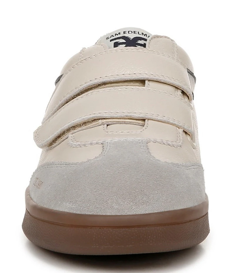 Sam Edelman Talia Leather Suede Street Retro Dual Strap Gum Sole Sneakers