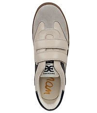 Sam Edelman Talia Leather Suede Street Retro Dual Strap Gum Sole Sneakers