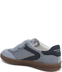 Sam Edelman Talia Gum Sole Mesh and Suede Dual Strap Street Sneakers