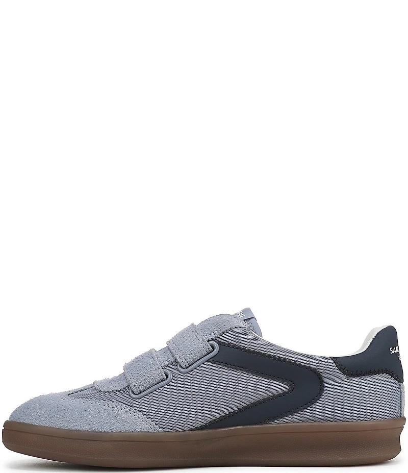 Sam Edelman Talia Gum Sole Mesh and Suede Dual Strap Street Sneakers