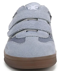 Sam Edelman Talia Gum Sole Mesh and Suede Dual Strap Street Sneakers