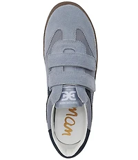 Sam Edelman Talia Gum Sole Mesh and Suede Dual Strap Street Sneakers