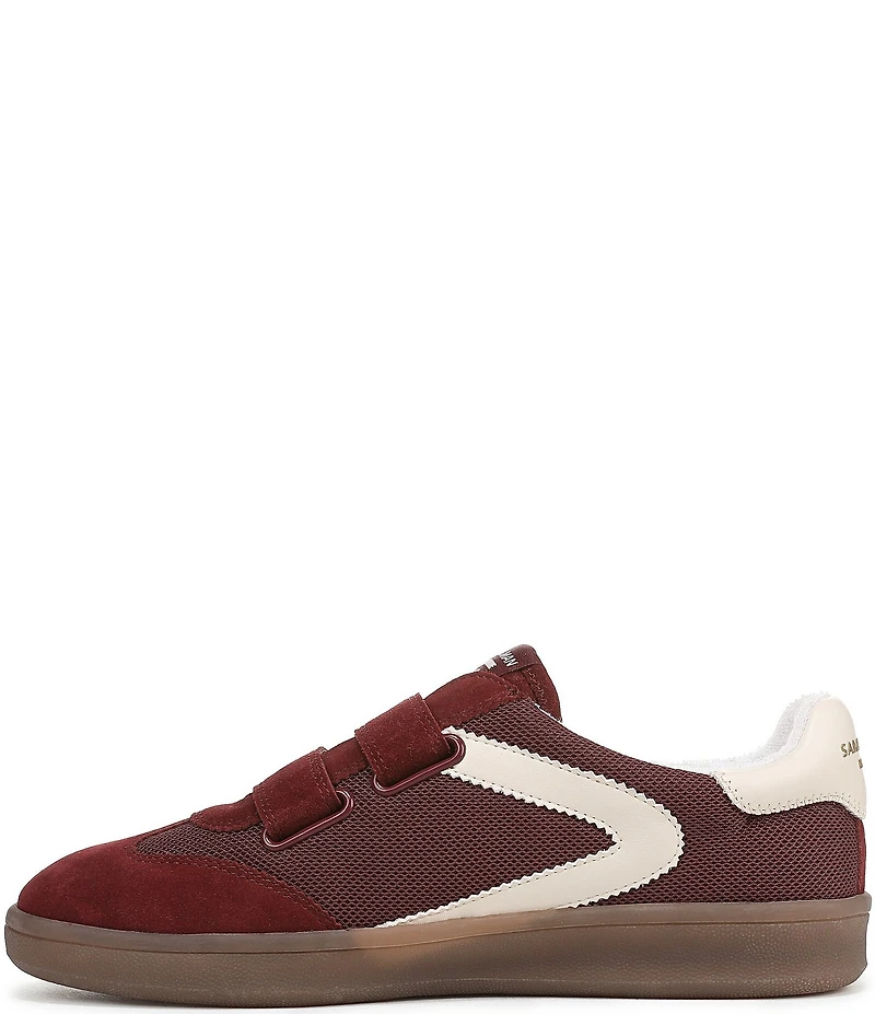 Sam Edelman Talia Gum Sole Mesh and Suede Dual Strap Street Sneakers
