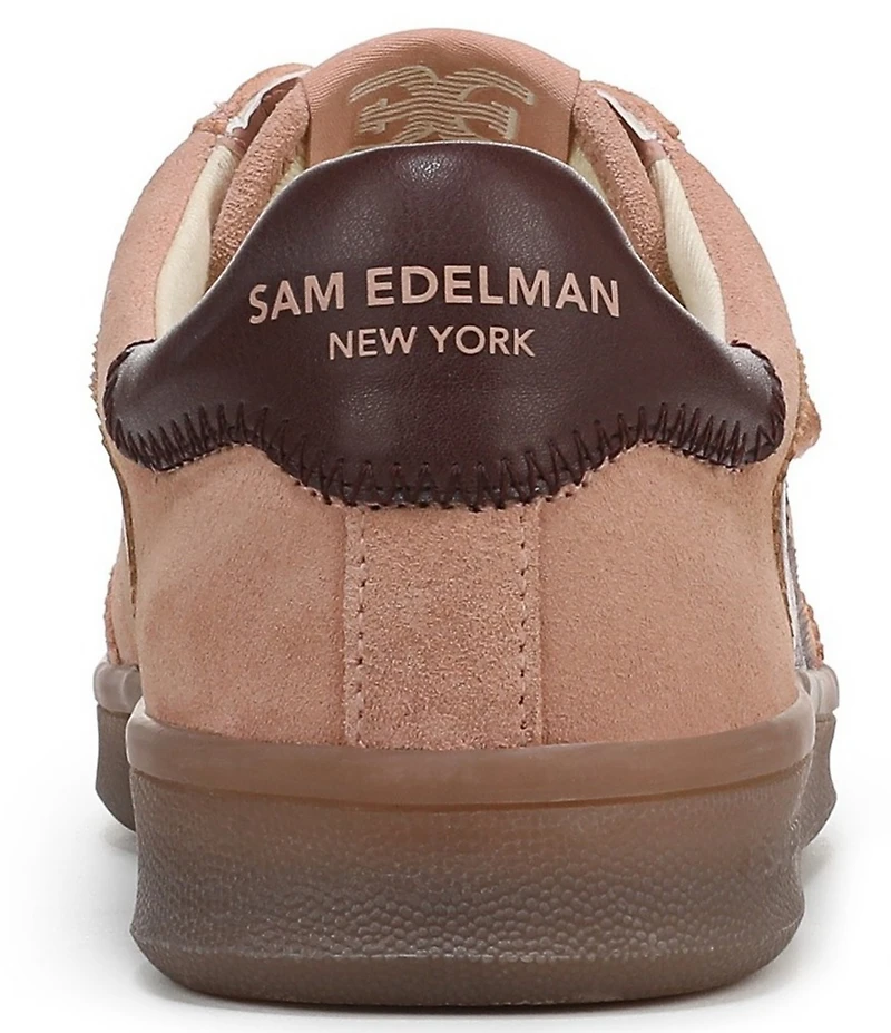 Sam Edelman Talia Gum Sole Suede Dual Strap Street Sneakers