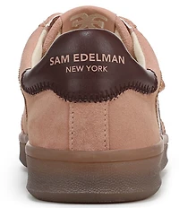 Sam Edelman Talia Gum Sole Suede Dual Strap Street Sneakers