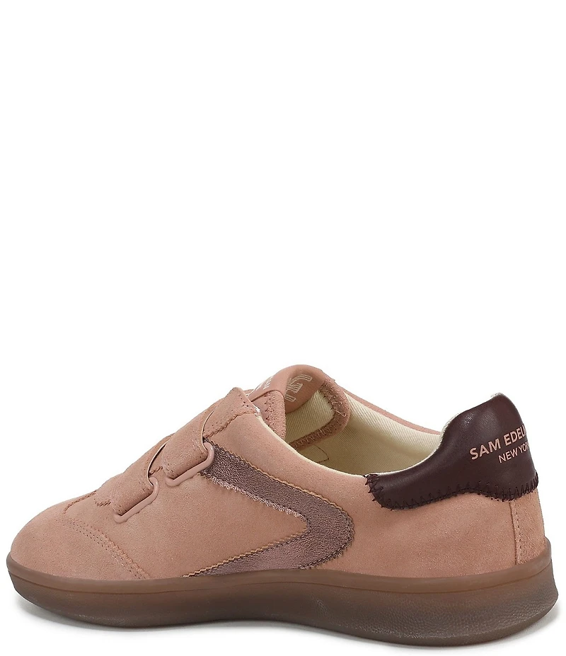 Sam Edelman Talia Gum Sole Suede Dual Strap Street Sneakers