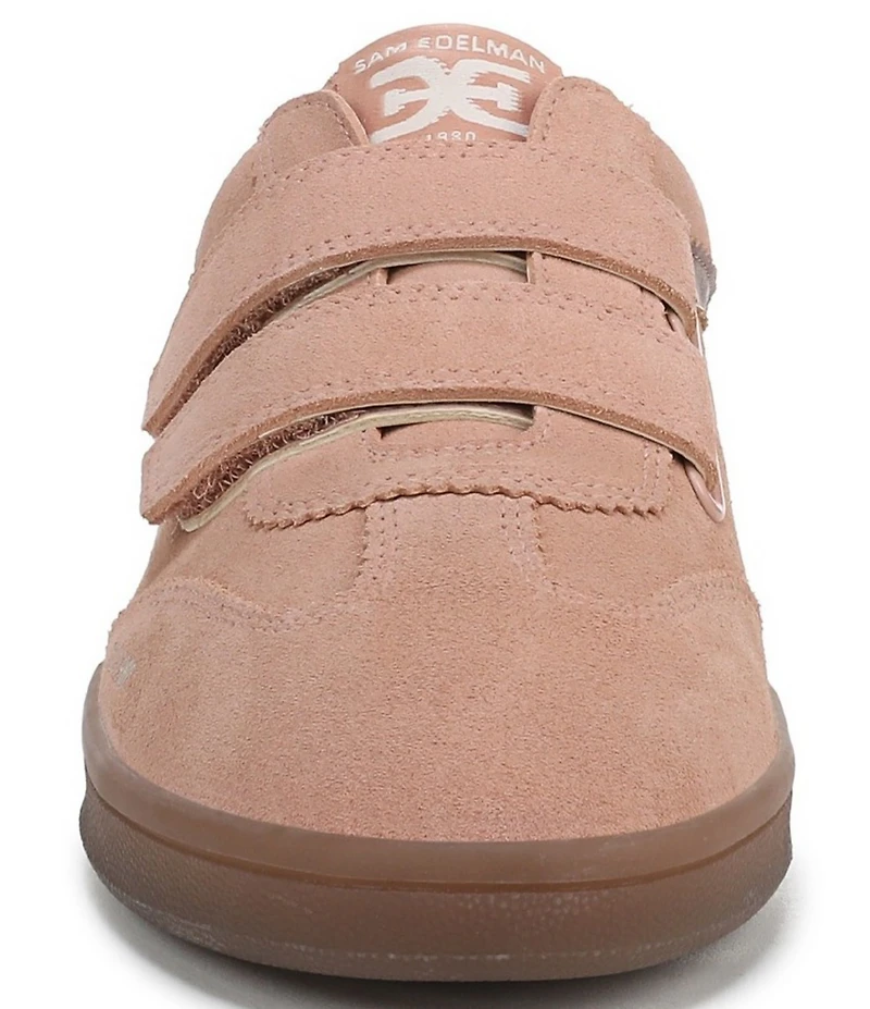Sam Edelman Talia Gum Sole Suede Dual Strap Street Sneakers