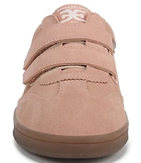 Sam Edelman Talia Gum Sole Suede Dual Strap Street Sneakers