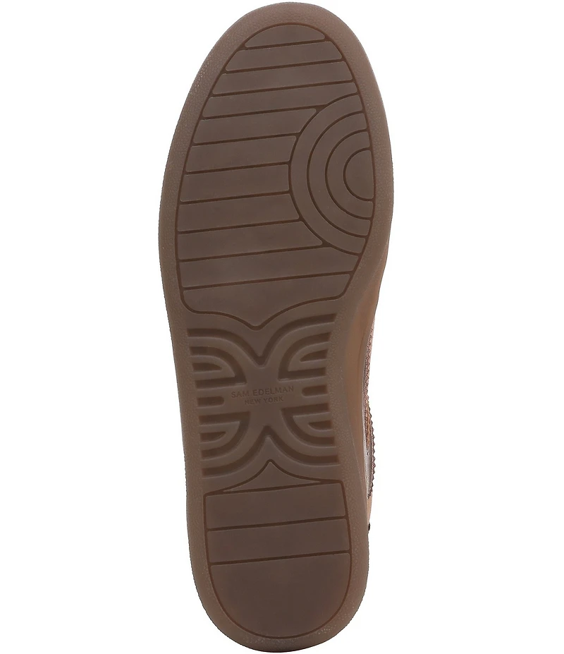Sam Edelman Talia Gum Sole Suede Dual Strap Street Sneakers