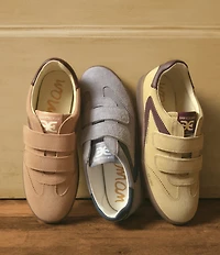 Sam Edelman Talia Gum Sole Suede Dual Strap Street Sneakers