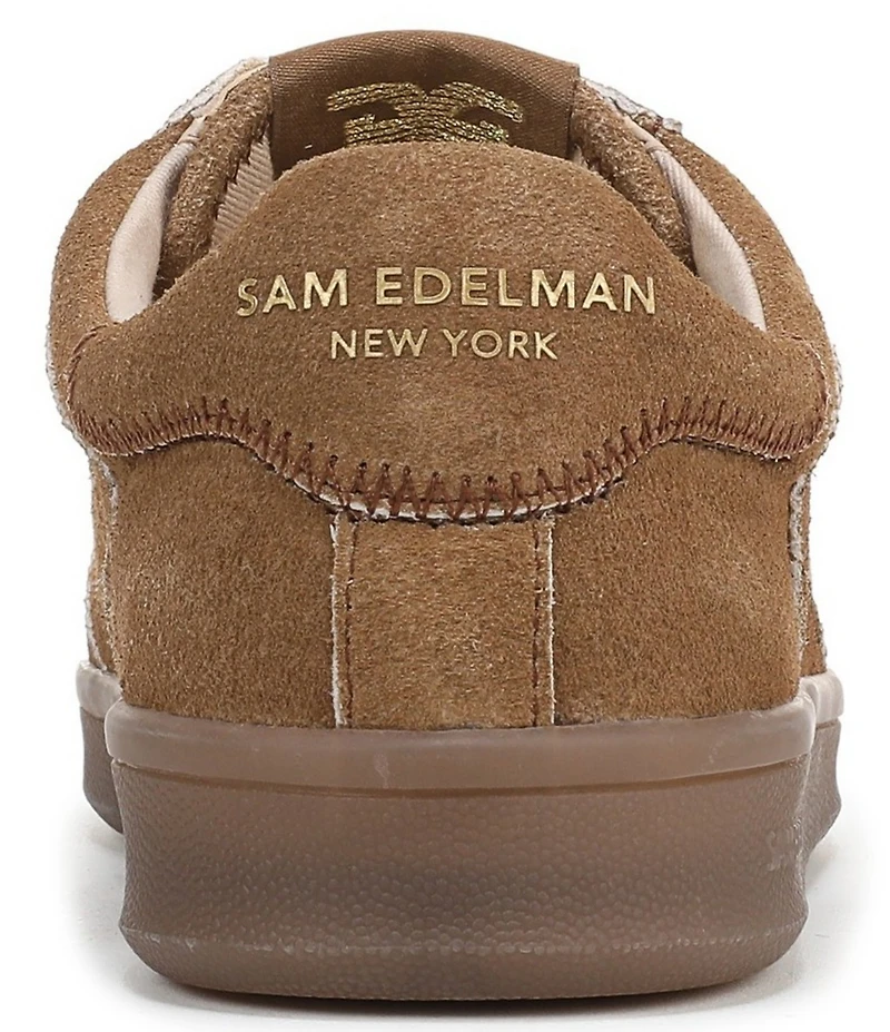 Sam Edelman Talia Gum Sole Suede Dual Strap Street Sneakers