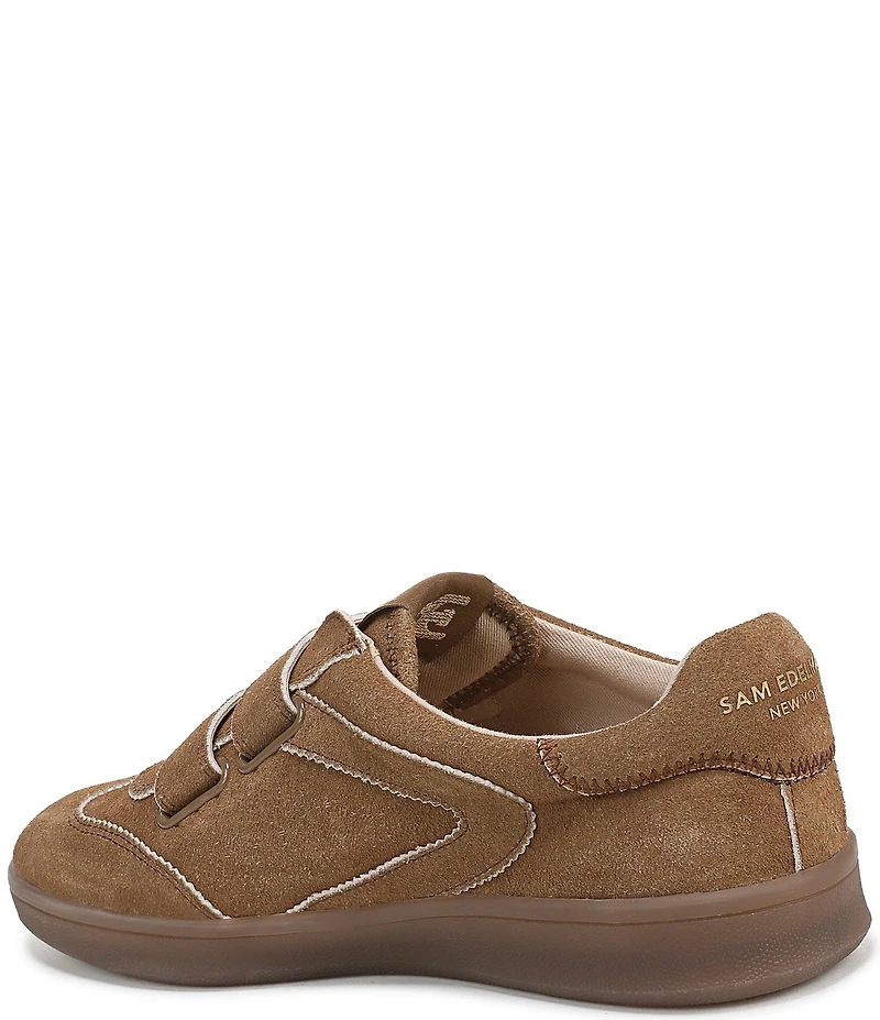 Sam Edelman Talia Gum Sole Suede Dual Strap Street Sneakers