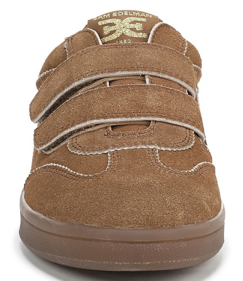 Sam Edelman Talia Gum Sole Suede Dual Strap Street Sneakers