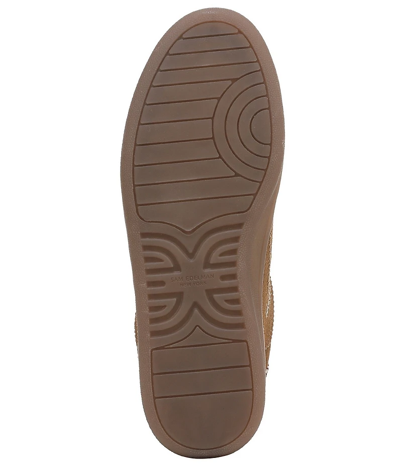 Sam Edelman Talia Gum Sole Suede Dual Strap Street Sneakers