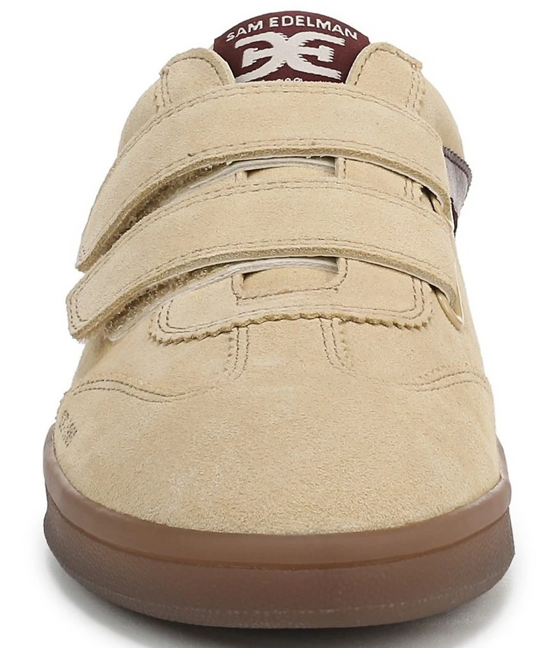 Sam Edelman Talia Gum Sole Suede Dual Strap Street Sneakers