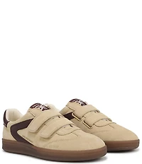 Sam Edelman Talia Gum Sole Suede Dual Strap Street Sneakers