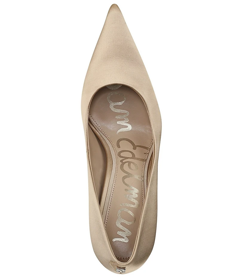 Sam Edelman Talula Satin Pointed Toe Stiletto Pumps
