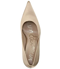 Sam Edelman Talula Satin Pointed Toe Stiletto Pumps