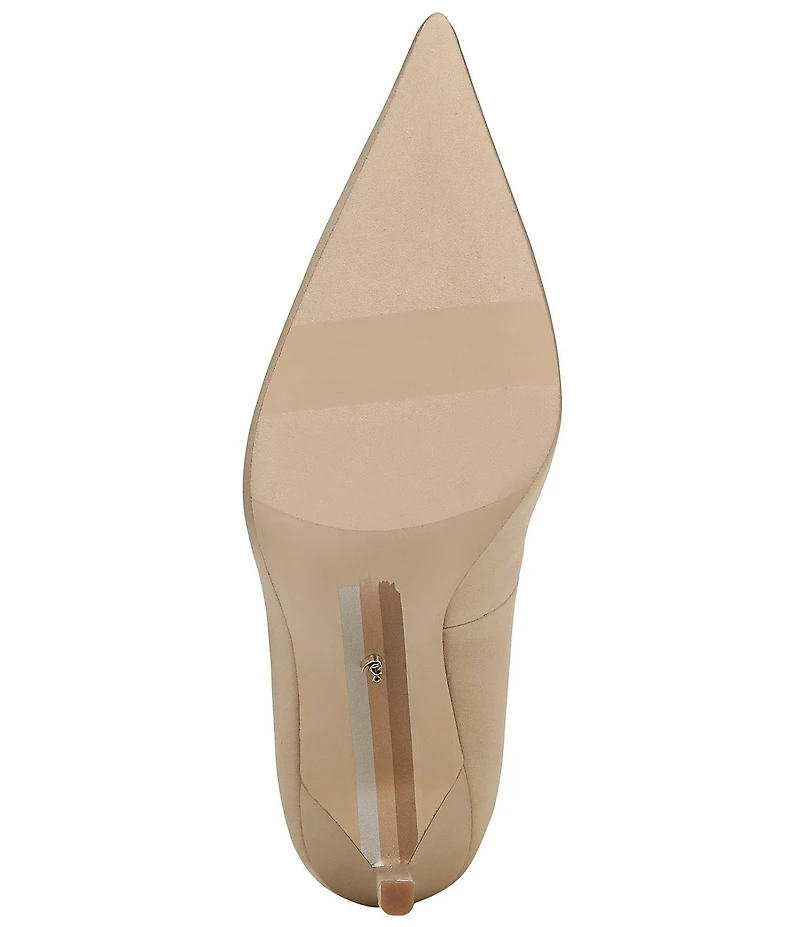 Sam Edelman Talula Satin Pointed Toe Stiletto Pumps