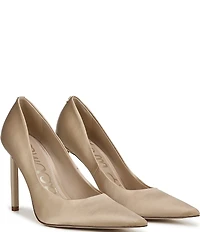 Sam Edelman Talula Satin Pointed Toe Stiletto Pumps