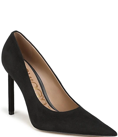 Sam Edelman Talula Suede Pointed Toe Stiletto Pumps