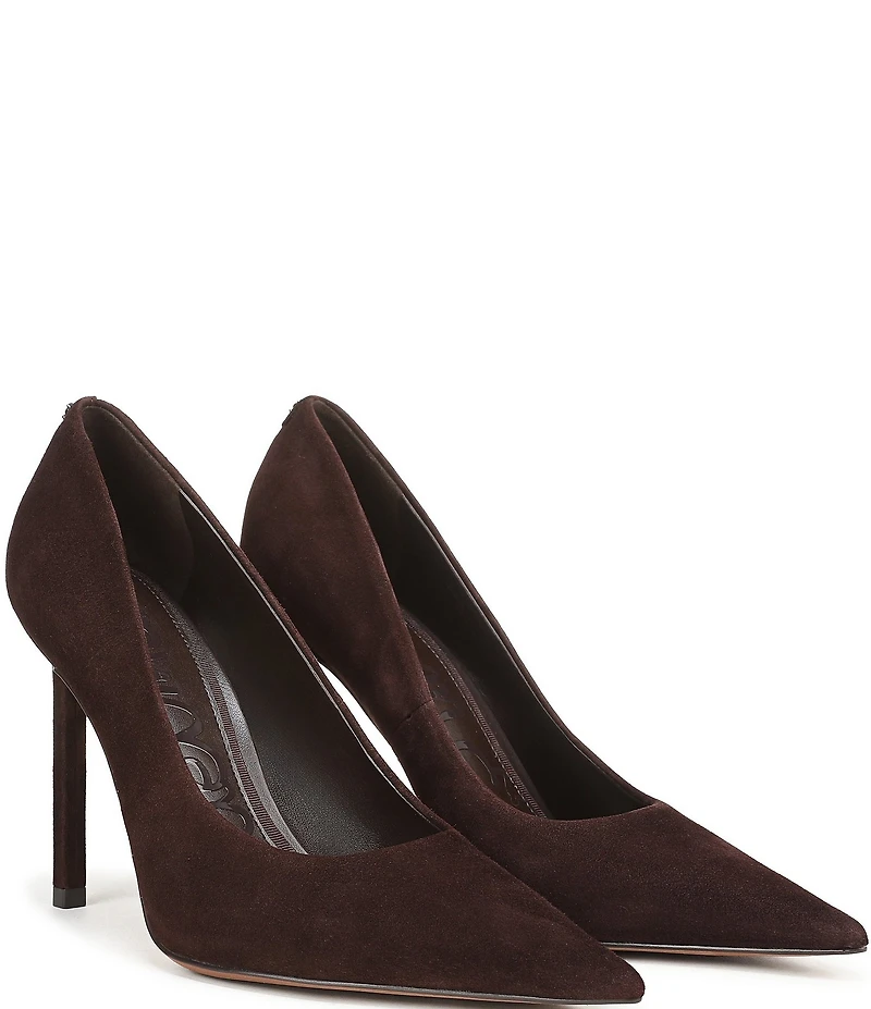 Sam Edelman Talula Suede Pointed Toe Stiletto Pumps