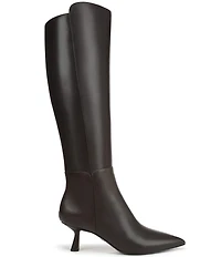 Sam Edelman Taylin Leather Kitten Heel Tall Dress Boots