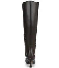Sam Edelman Taylin Leather Kitten Heel Tall Dress Boots