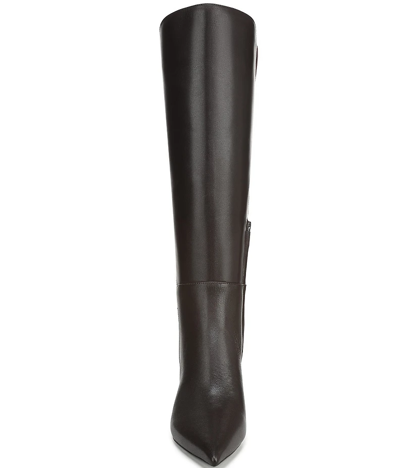 Sam Edelman Taylin Leather Kitten Heel Tall Dress Boots