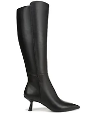 Sam Edelman Taylin Leather Kitten Heel Tall Dress Boots