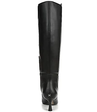 Sam Edelman Taylin Leather Kitten Heel Tall Dress Boots